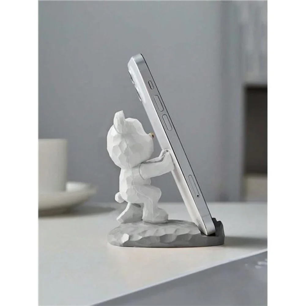 Cute Bear Phone Stand Decoration Compatible With Mobile Phone Tablet Desk Office